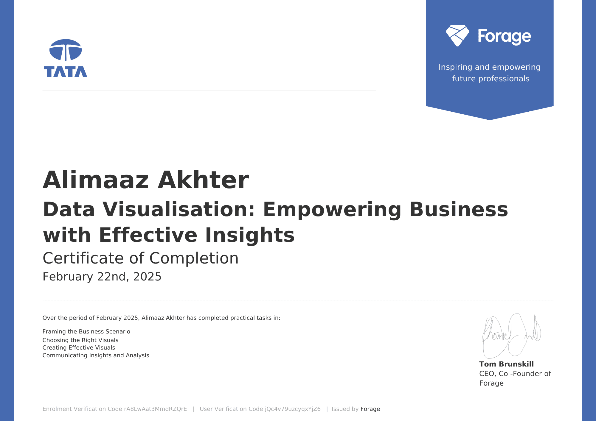 Tata Data Visualisation